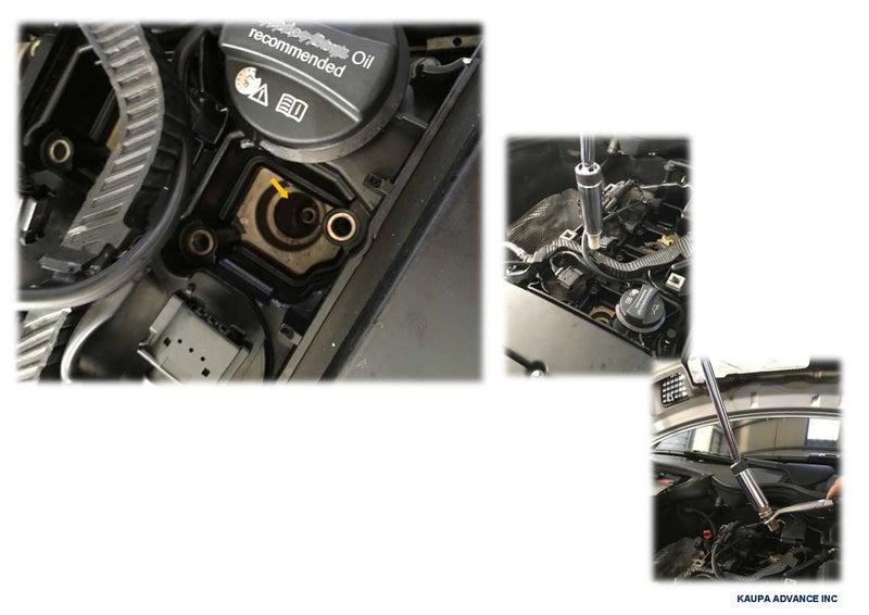 kauplus 3/8" Drive Magnetic 3pcs Swivel Spark Plug Socket Set, 5/8-Inch, Magnetic Universal Spark Plug Service Kit, 3 Piece - 4", 6" & 11" length-by Kauplus - Image 3